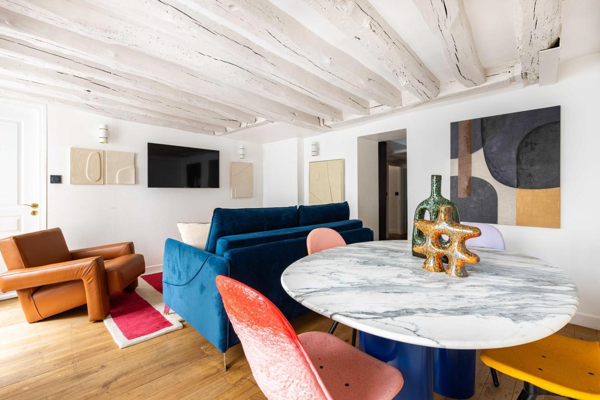 Joyful Apartment - 2Br-6P - Louvre-Rivoli Paris Bagian luar foto